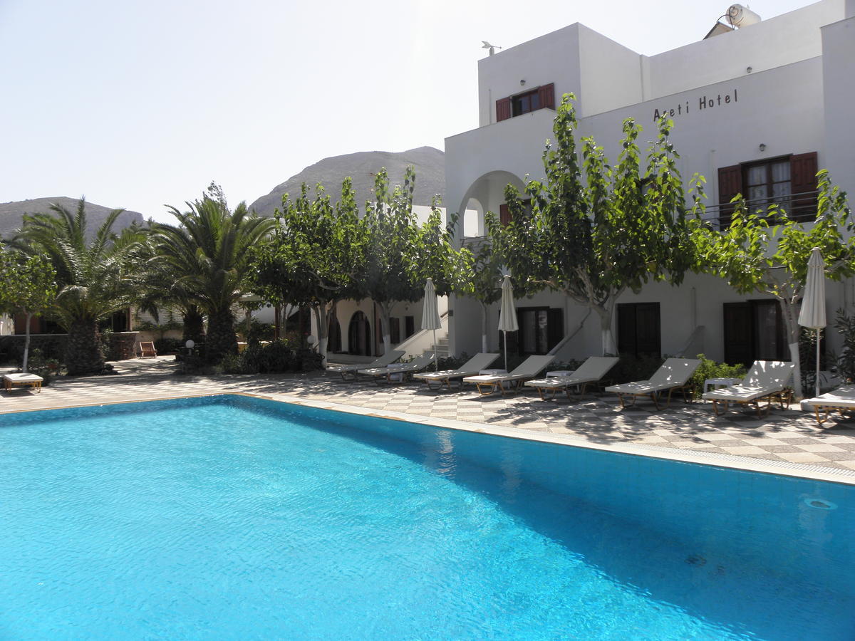 Areti Hotel Kamari  Bagian luar foto