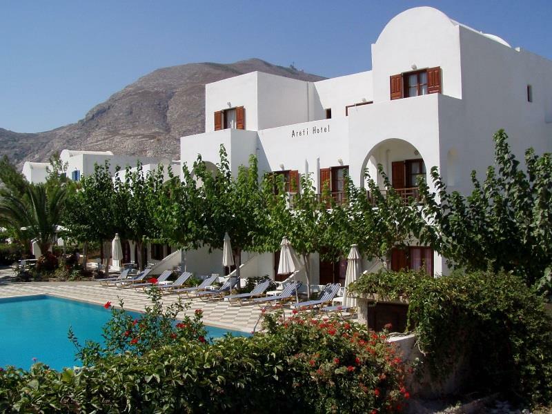 Areti Hotel Kamari  Bagian luar foto